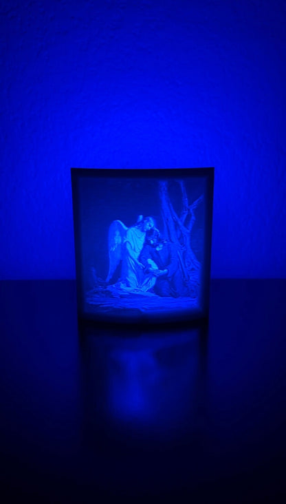 Religious Imagery Lighted Portrait - Medium