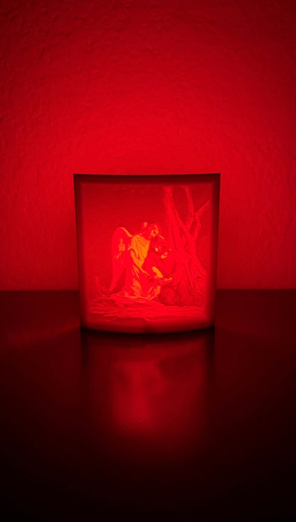 Religious Imagery Lighted Portrait - Medium