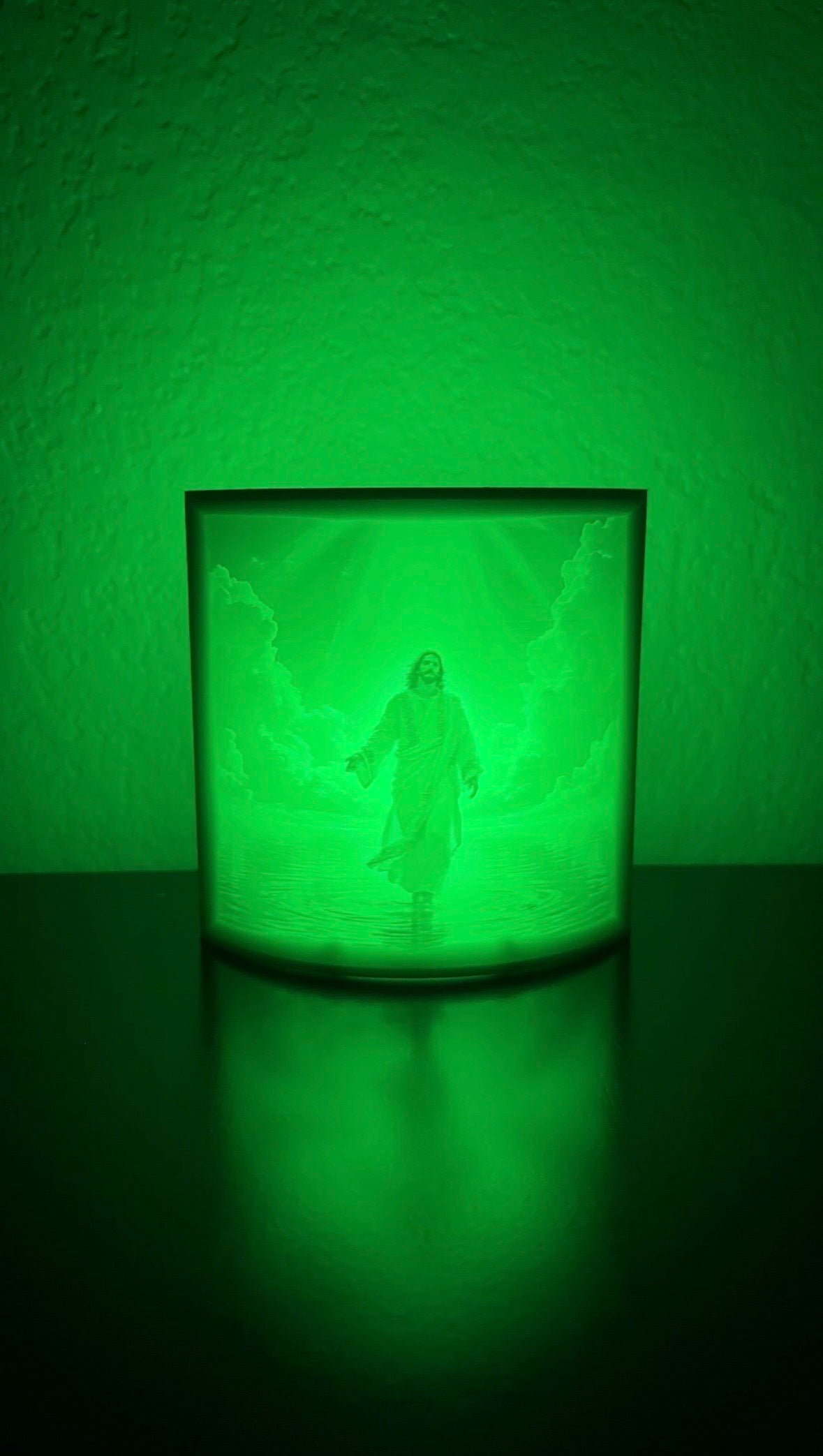 Religious Imagery Lighted Portrait - Large
