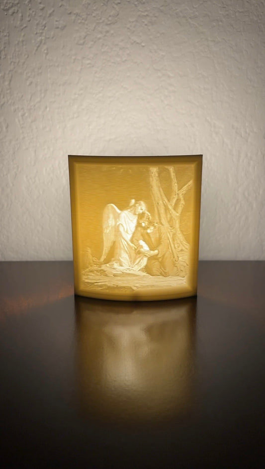 Religious Imagery Lighted Portrait - Medium
