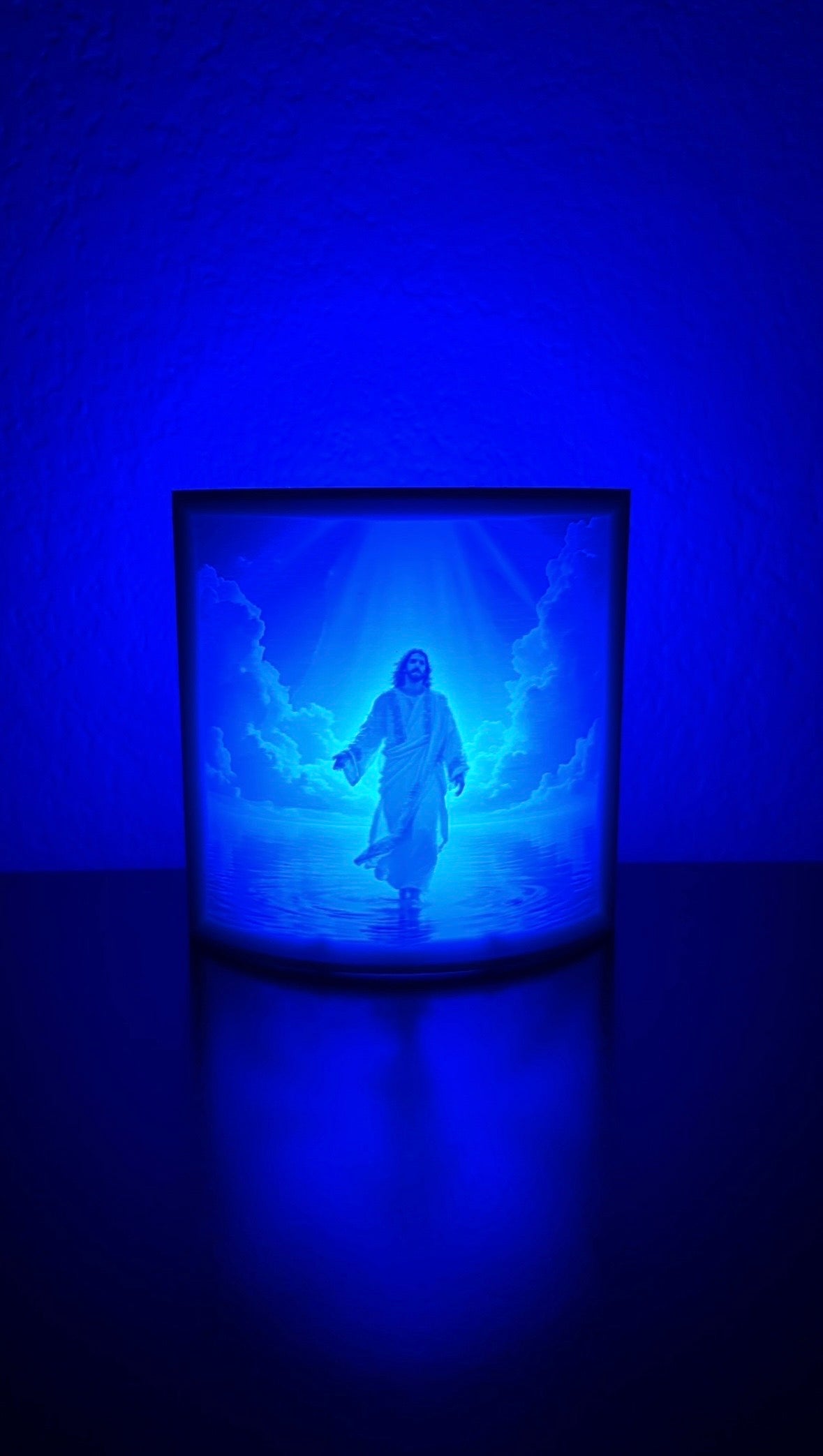 Religious Imagery Lighted Portrait - Large