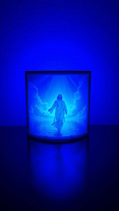 Religious Imagery Lighted Portrait - Large