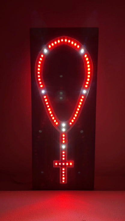 Wooden Frame LED Rosary - Small