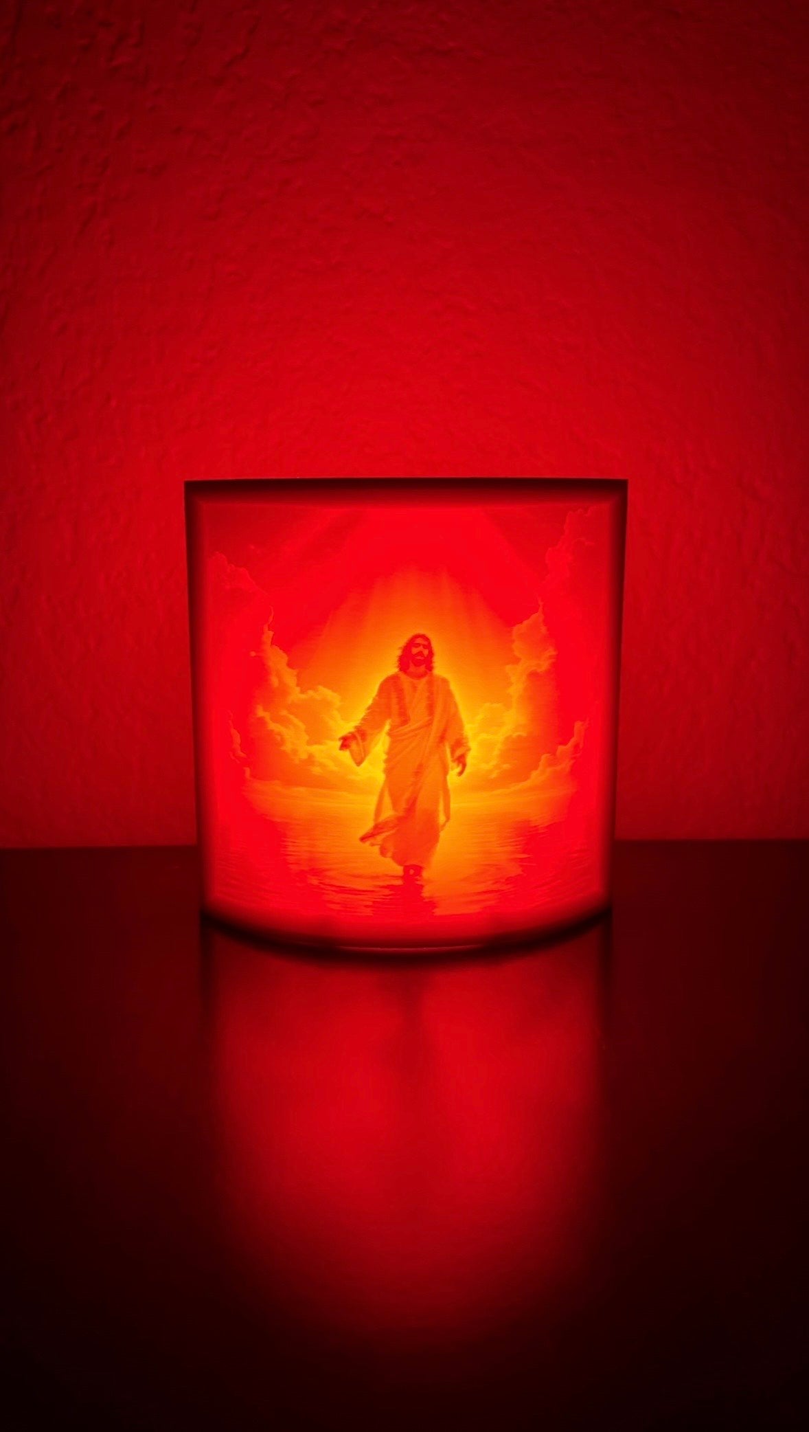 Religious Imagery Lighted Portrait - Large