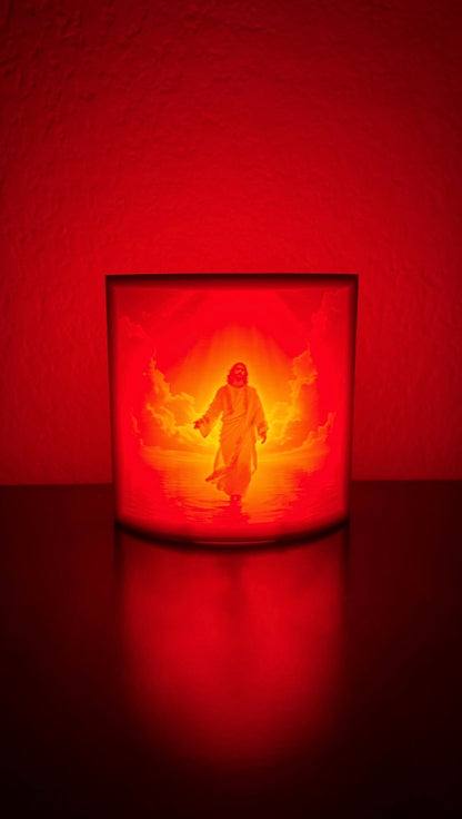 Religious Imagery Lighted Portrait - Large