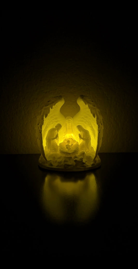 Religious Imagery Lighted Figurine - Large